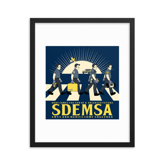 SDEMSA Here Comes the Sun 16x20" Framed Poster