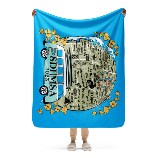 SDEMSA Map Sherpa blanket