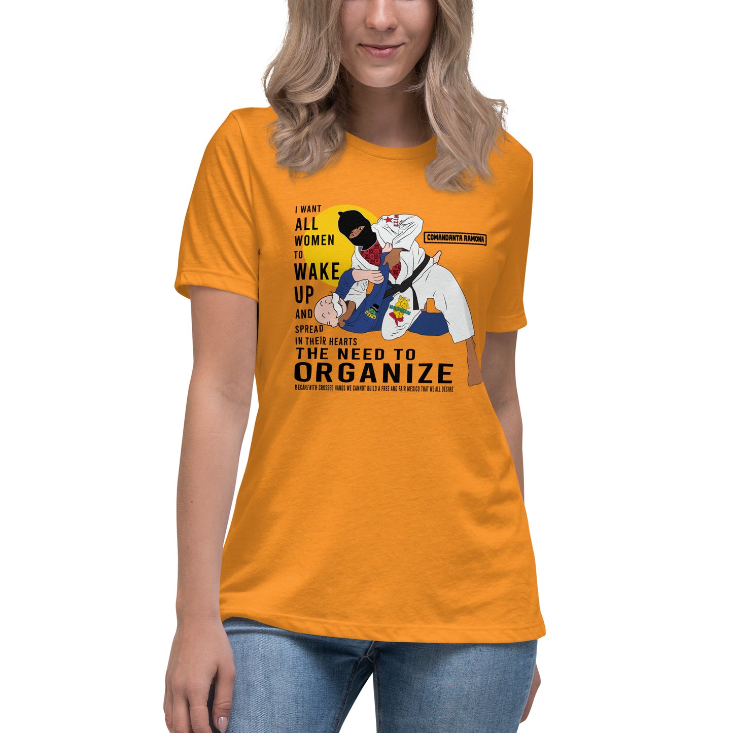 Revolutionary Resilience Comandanta Ramona | BJJ | Women's Relaxed T-Shirt