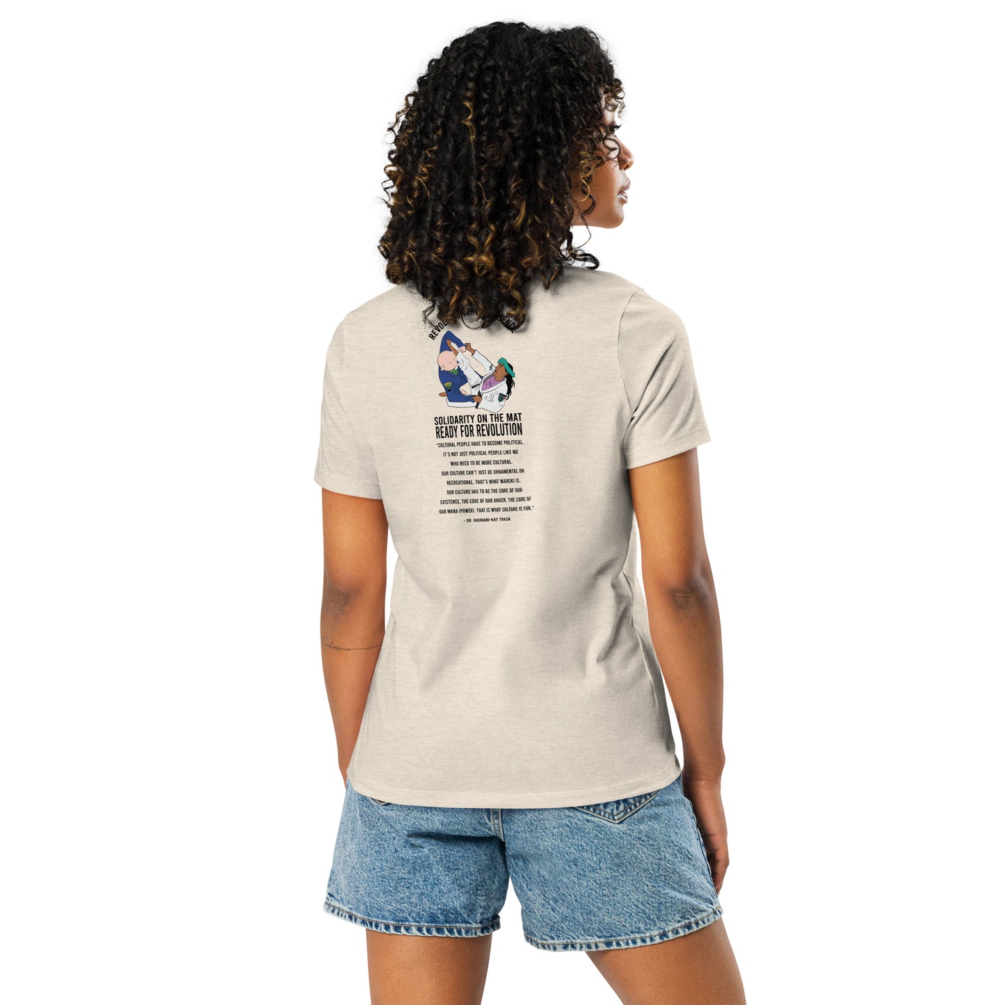 Revolutionary Resilience Dr. Haunani-Kay Trask | BJJ | Women's Relaxed T-Shirt