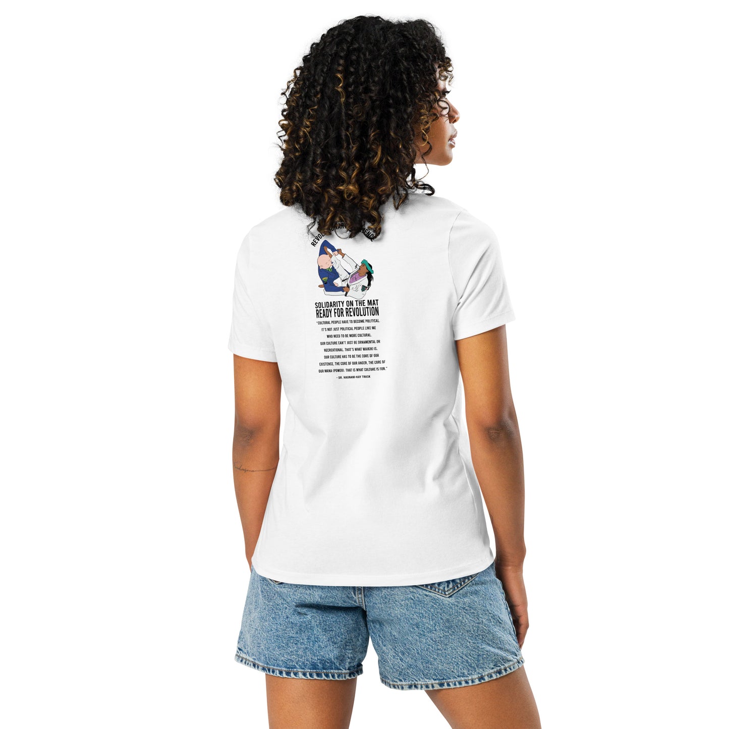 Revolutionary Resilience Dr. Haunani-Kay Trask | BJJ | Women's Relaxed T-Shirt